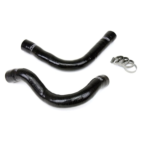 Hps Performance High Temp Reinforced Silicone Radiator Coolant Hose Kit, Black,  57-1007-BLK