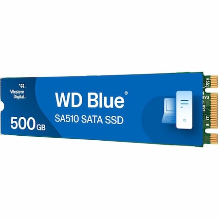 Western Digital WD Blue WDS500G3B0B 500 GB Solid State Drive - M.2 Internal - SATA - 5 Year Warranty WDS500G3B0B