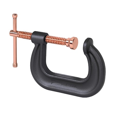 Williams 3 in Capacity Drop Forged C-Clamps, Copper Screw JHW21003C