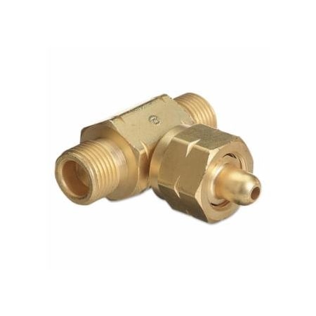 Western Enterprises Manifold Coupler Tees, Coupler, 3,000 PSIG, Brass, Air 312-T-346