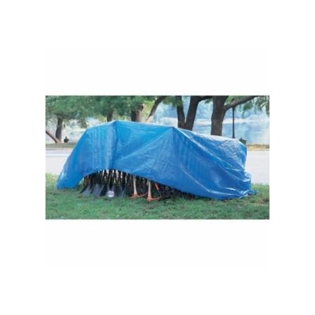 Anchor Brand Multiple Use Tarp, 20 ft W x 20 ft L, Polyethylene, Blue 101-2020-TARP