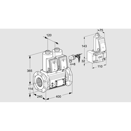 Honeywell Kromschroder VCS9125F05NNARE/PPB-/MPPM KS88203665