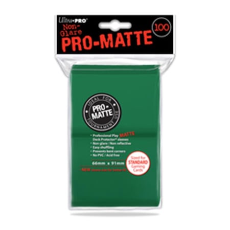 Toys4.0 Deck Protectors - Pro-Matte Green 100 per pack TO3348651