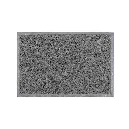Floortex Mat, Vinyl, 0.47 in Thick, Storm Gray, 48 in W x 72 in L NREMFLVA0010