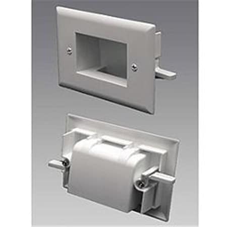 Nextgen Easy Mount Recessed Low Voltage Cable Plate - Light almond NE3077343