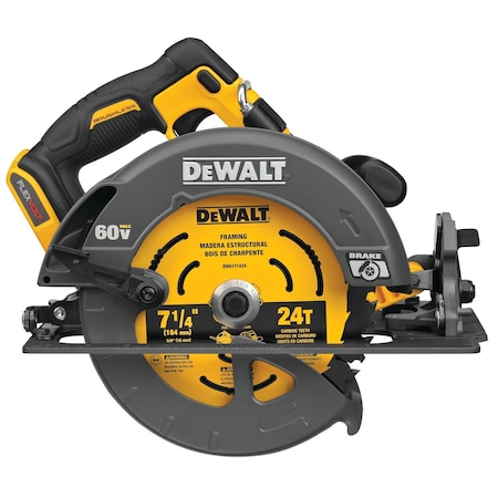 Dewalt FLEXVOLT Circular Saw 60V MAX, 7-1/4" Blade DCS578B