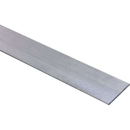 Stanley 4200BC Series Flat Bar, 2 in W, 48 in L, 18 in Thick, Aluminum, Mill N247-130