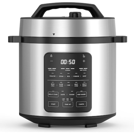 Simple Deluxe 9 in 1 Electric Pressure Cooker, Warmer and Sterilizer, Saute, Slow Cooker, Rice Cooker, Multi-Func 3A88HKCOOKPRESS6