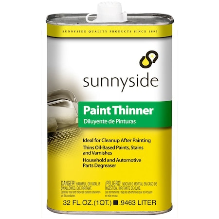 Sunnyside 1 Qt Sunnyside 30432 Sunnyside Paint Thinner, Low VOC BRO/SEMI