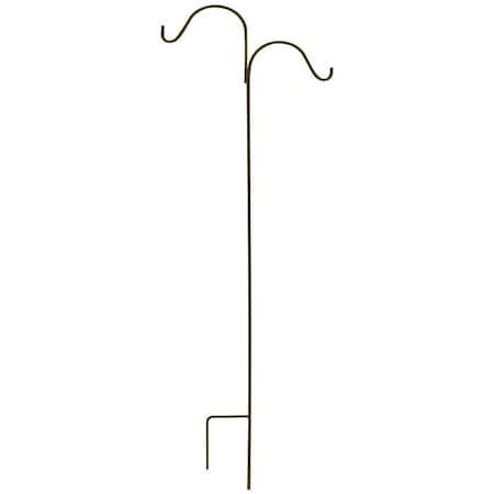 Landscapers Select Shepherd Hook, 24 in L, 84 in H, Matte Black Finish, Floor Standing Mounting GB-3091-3L
