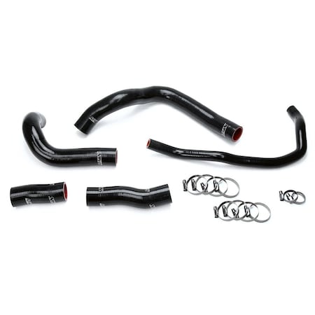 Hps Performance High Temp Reinforced Silicone Radiator Coolant Hose Kit, Black,  57-1633-BLK