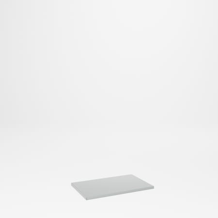 Pucel Bi-Fold Door Cabinet, 36 in W x 24 in D, Additional Shelf, GRAY BD-3624-SHELF