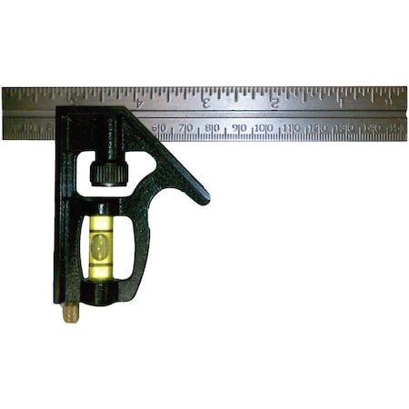 Johnson Level 6'' English/Metric Professional Combination Square 406EM