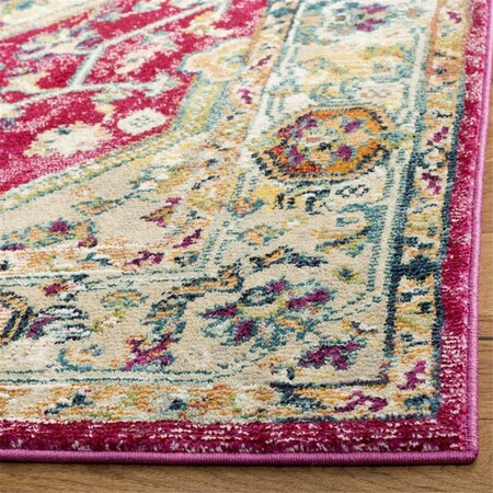 Safavieh Savannah Power Loomed Square RugViolet & Violet 7 x 7 ft. SVH684N-7SQ