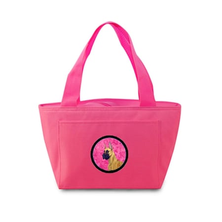 Carolines Treasures Pink Great Dane Zippered Insulated School Washable And Stylish Lunch Bag Cooler LH9355PK-8808