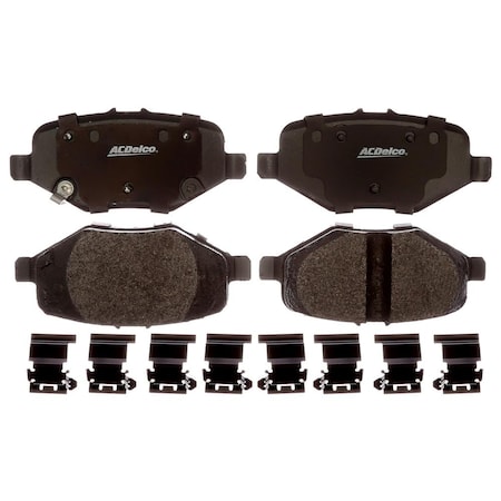 Acdelco PAD SET RR DISC BRK, Disc Brake Pad Set,  17D1612MHPVF1