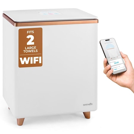 Serenelife WIFI Luxury Rectangle Towel Warmer SLTLR460W
