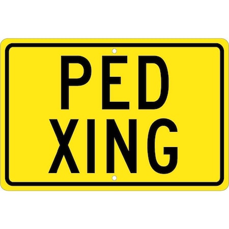 Nmc Ped xing, 12x18,080 Dg Ref Alum TM173DG