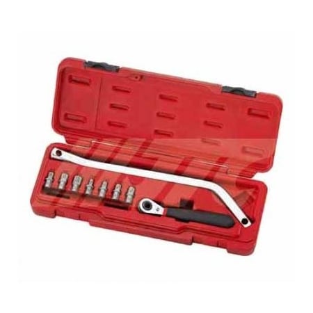 Jtc Auto Tools 7-piece door hinge bolt removal kit with angle wrench 4754