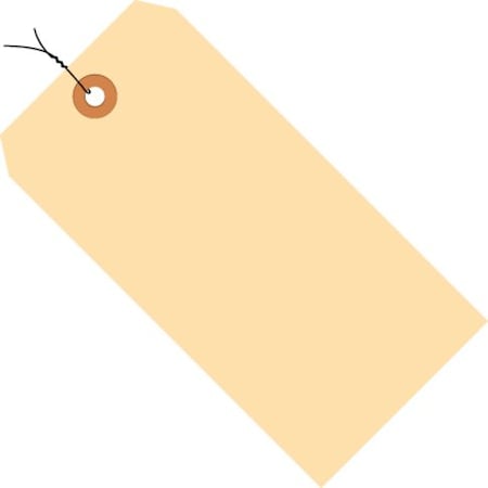 Partners Brand Shipping Tags, Pre-Wired, 13 Pt., 6 1/4" x 3 1/8", Manila, PK1000 G10083