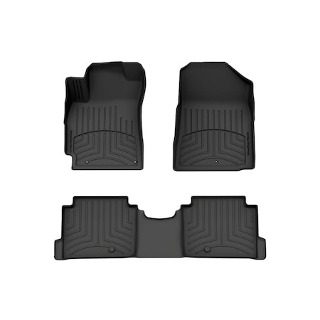 Weathertech Black, Front and Rear FloorLiner HP 44925-1-2IM