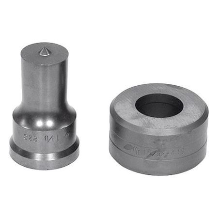 Edwards Oversize Round Punch & Die Set ED9-PDOS1-1/8