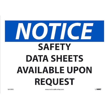 Nmc Notice Safety Data Sheets Available Sign N444PB