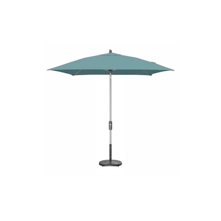 Treasure Garden 7.5 ft Square Patio Umbella, aluminum, fiberglass ribs, outdoor, Aquatic UM847SQ-SS 6407 Aquatic