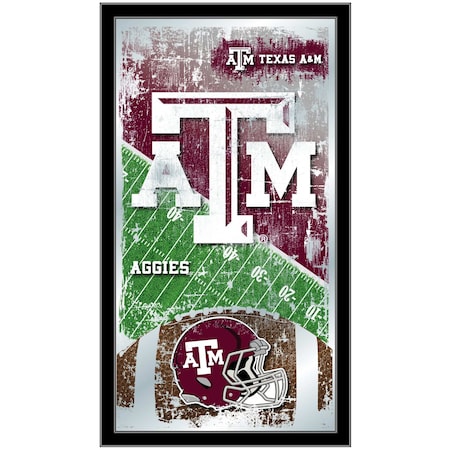 Holland Bar Stool Co Texas A&M 15" x 26" Football Mirror MFtblTexA-M