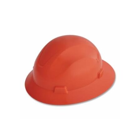 Jackson Safety Advantage Series Full Brim Vented and Non-Vented Hard Hat, 4 pt Rapid Dial, Non-Vented, Orange 138-20803