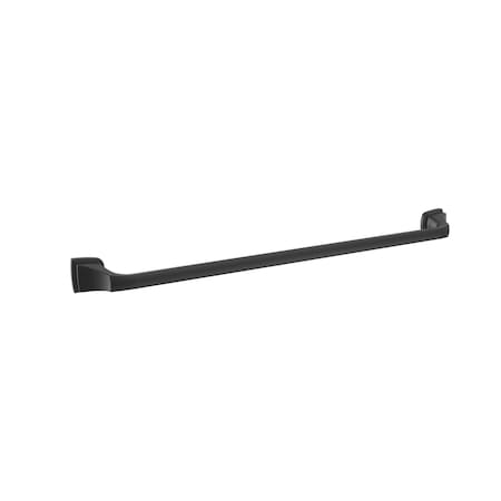Amerock Revitalize Matte Black Traditional 24 in 610 mm Towel Bar BH36034MB