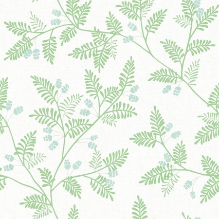 A-Street Prints Ardell Light Green Botanical Wallpaper 4074-26600