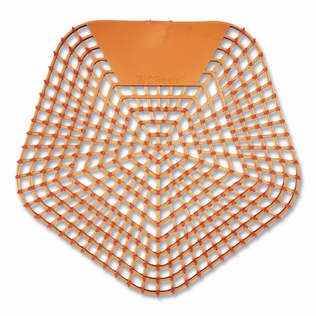 Boardwalk Anti-Splash Urinal Screen, Mango Mist Scent, Orange, 0.11 oz, 10PK WCBX-P-010I010I-04-AAS80-