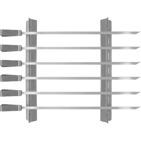 Zenport Stainless Steel Kabob Skewer Set, 5PK 870007