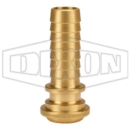 Dixon Boss Ground Joint Stem, 1 in, Brass, Domestic BGB11