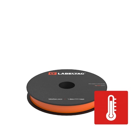 Labeltac High Temperature Supply 0.5in x 100ft LT4/Pro X, Orange LT0506HT