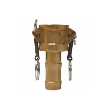 Dixon Valve Global Type C Couplers, 1 1/4 in (NPT), Brass 238-G125-C-BR