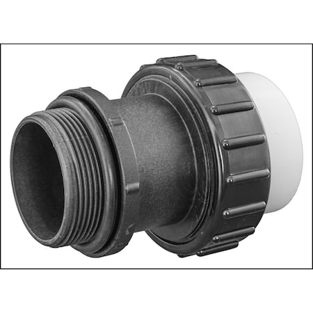Custom Molded Products 2 in. Mip x 2 in. Socket Long High Temp Union CMP21063204000