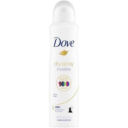 Dove Sheer Fresh Invisible Antiperspirant Dry Spray, 3.8 Ounce, 12PK 63428