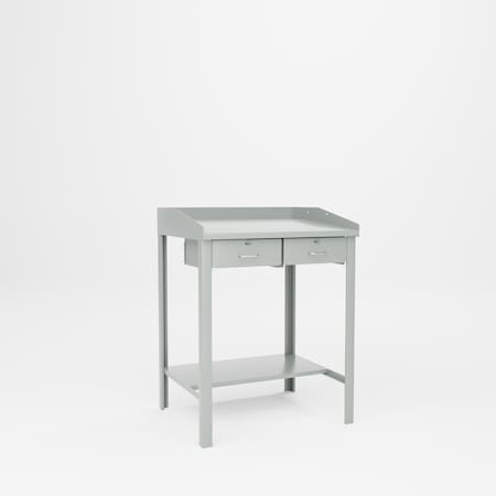 Pucel Standing Shop Desk, 36 in. W x 43 in. H x 30 in. D, Black 1236