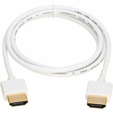 Tripp Lite TRIPPLITE TRIPP SLIM HDMI CBL UHD 4K WHI P569-003-SLIM-W