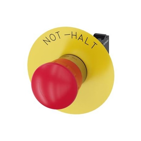 Siemens EMERGENCY STOP mushroom-type actuator 22 mm 3SU1150-1HB20-3PH0