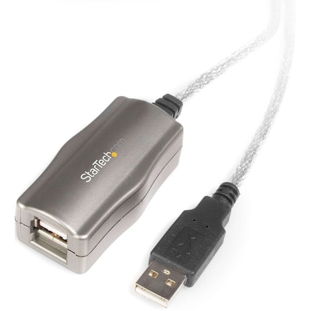 Startech.Com 15 ft USB 2.0 Active Extension Cable - M/F USB2FAAEXT15