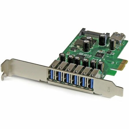 Startech.Com 7 Pt PCI Express USB 3.0 Card - Std & LP PEXUSB3S7