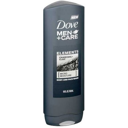 Dove Men+Care Charcoal Clay Body Wash, 18 Fluid Ounce, 4PK 68545