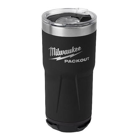 Milwaukee Tool PACKOUT(TM) 20oz Tumbler - Black 48-82-8392B