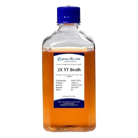 Growcells 2X YT Broth, 12 x 1L MBLE-9050-12