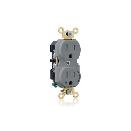 Leviton Duplex Receptacle/Outlet, 15 Amp 5262-1PG