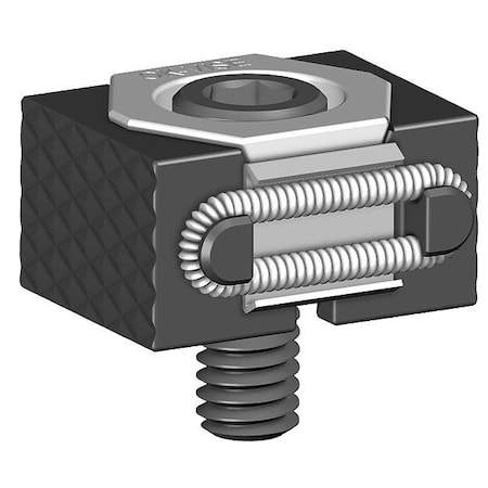 Mitee-Bite Products Single Wedge Clamp, 1.22 in L, 1.14 in W 47105