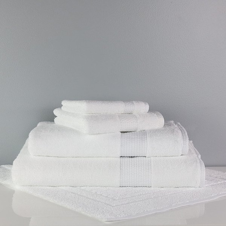 R & R Textile Hand Towel, 32 in L, White H765-U-WHT-1-LT00